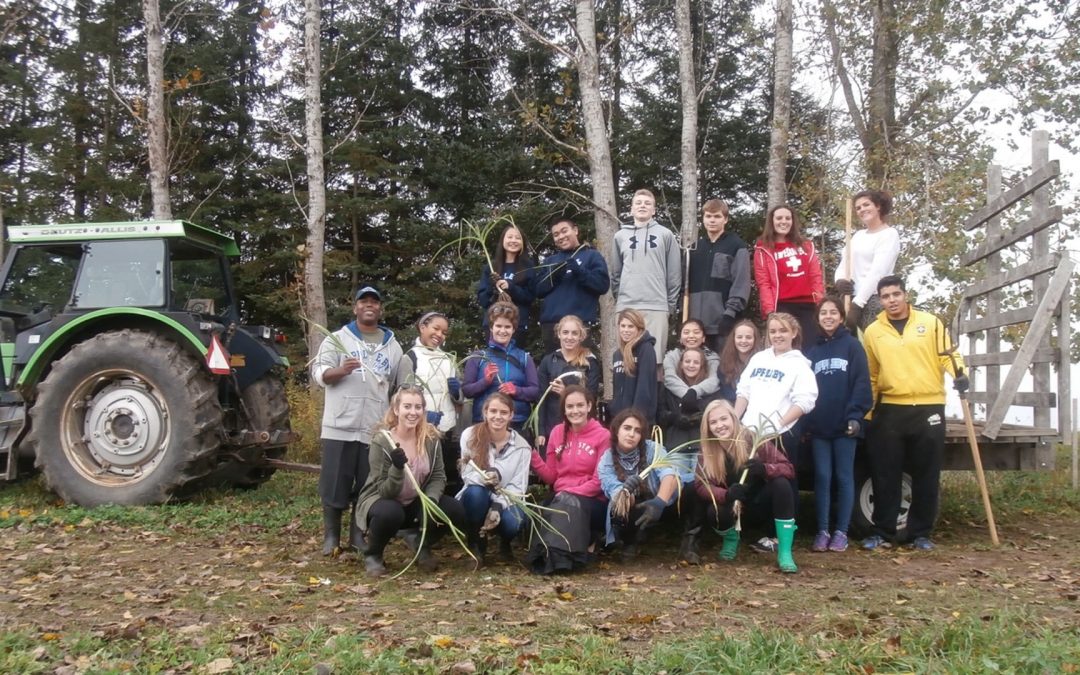 Environmental Science Class Visits Everdale Farms