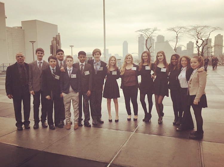 Middle School Students Participate in Model UN Conference